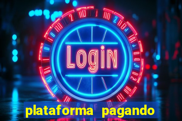 plataforma pagando bonus no cadastro